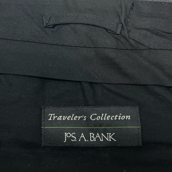 Men's Jos. A. Bank Gray Plaid 2-Button 54R Blazer Jacket 48x26 Pants Portly Suit - Picture 8 of 10